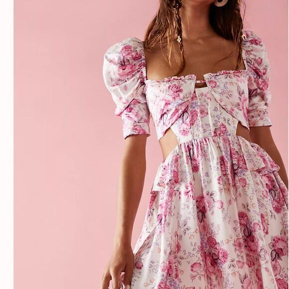 For Love & Lemons Lucia Mini Dress - Picture 2 of 8